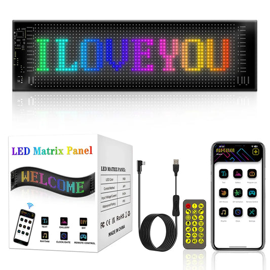 LED Matrix Car Display Panel