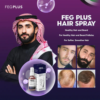 FEG Plus Hair Growth Spray - 100% Original - For Men & Women